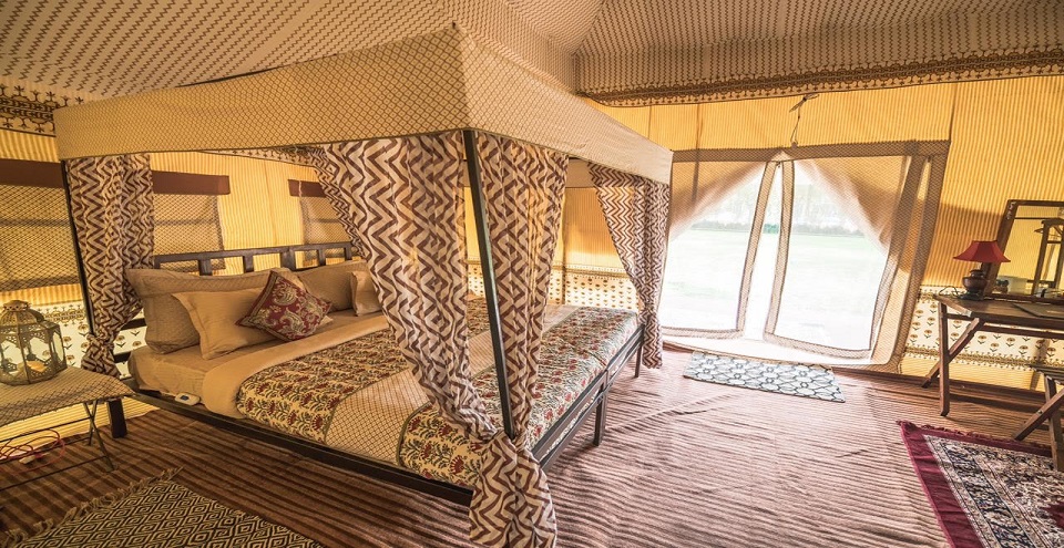 पुष्कर में कैम्पिंग (शिविर)